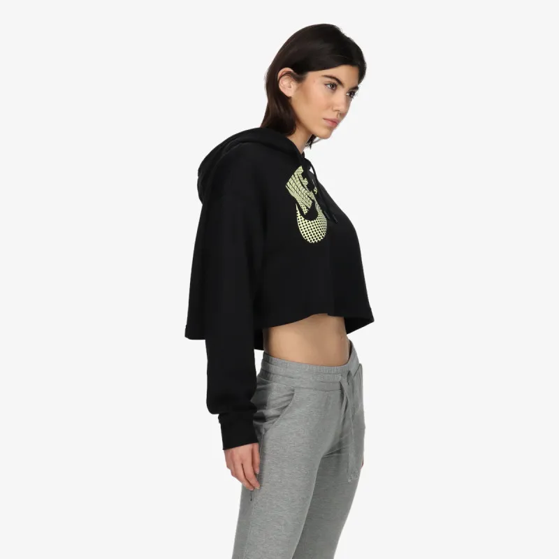 Nike Dukserica W NSW FLC PO HOODIE CROP DNC 