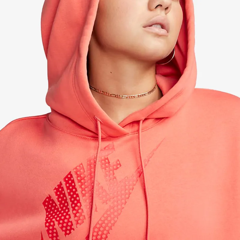 Nike Dukserica W NSW FLC PO HOODIE CROP DNC 