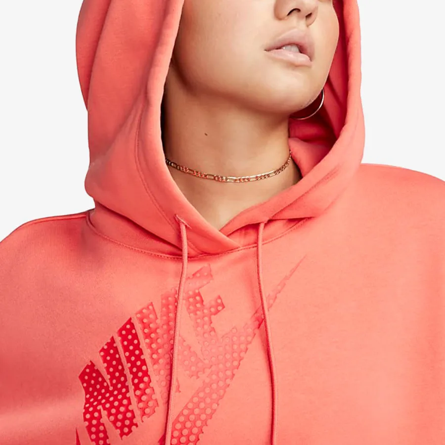 Nike Dukserica W NSW FLC PO HOODIE CROP DNC 