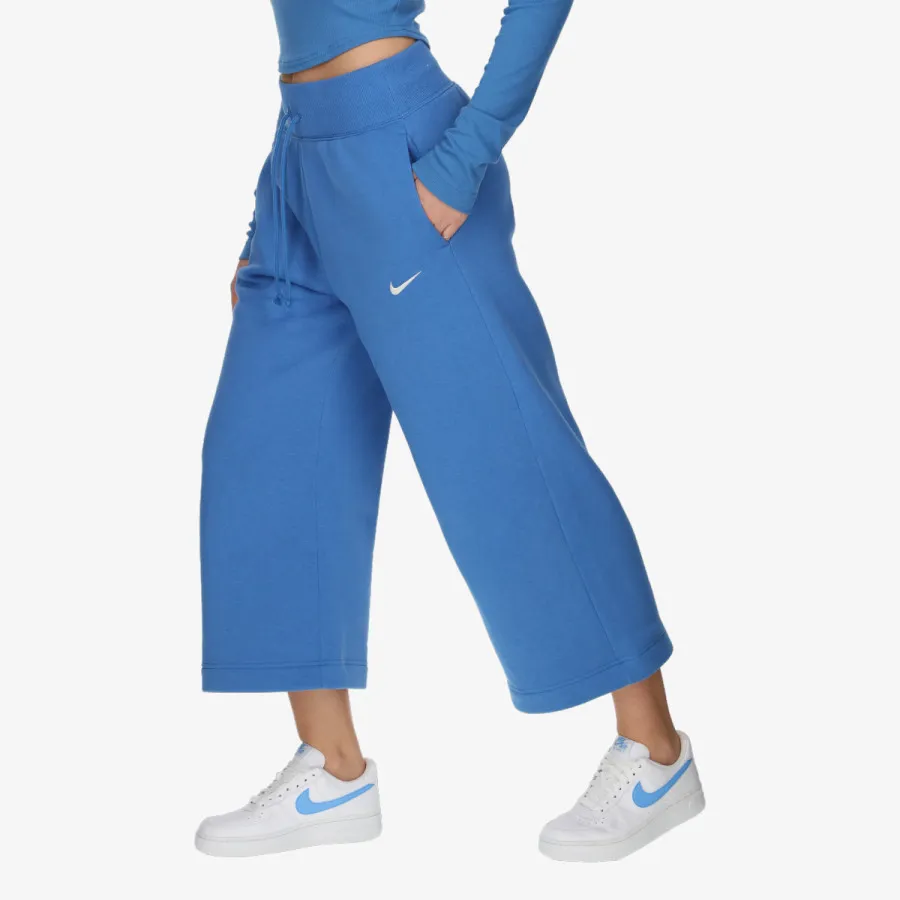 Nike Donji dio trenerke W NSW PHNX FLC HR CROP SWTP 