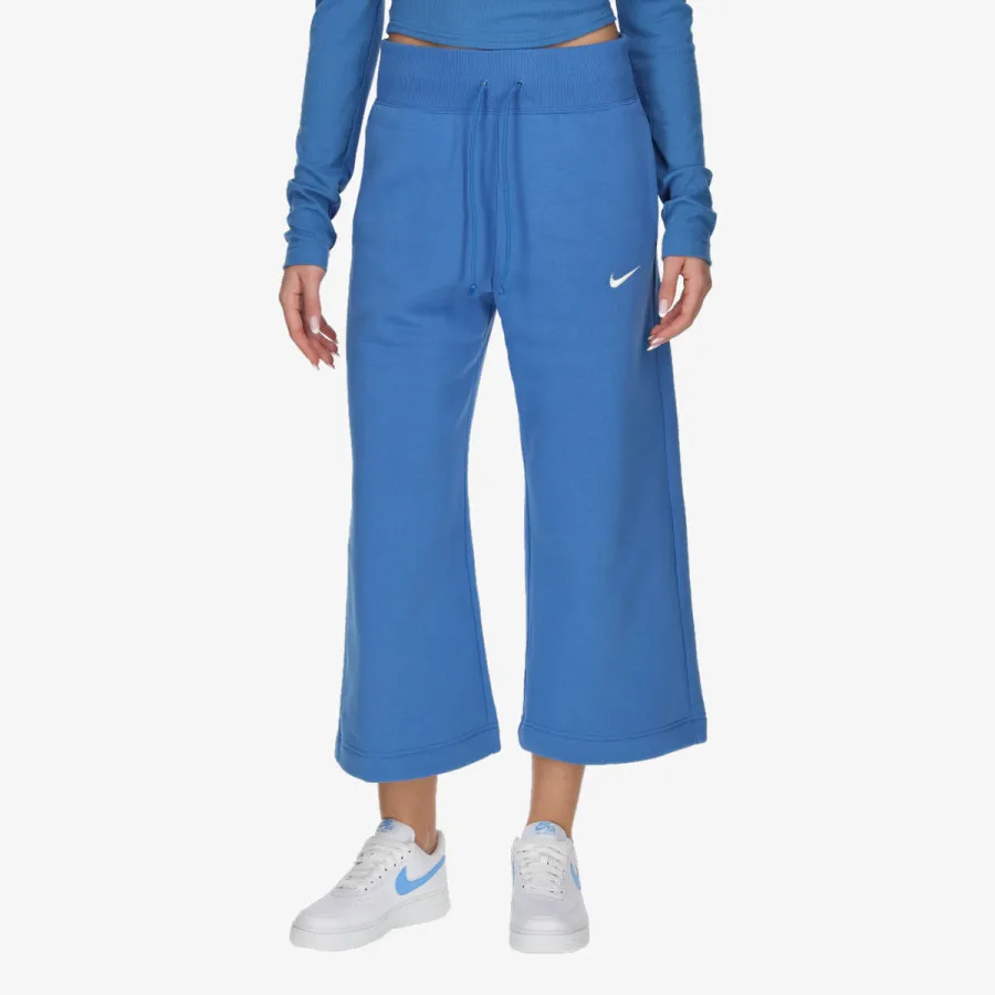 Nike Donji dio trenerke W NSW PHNX FLC HR CROP SWTP 
