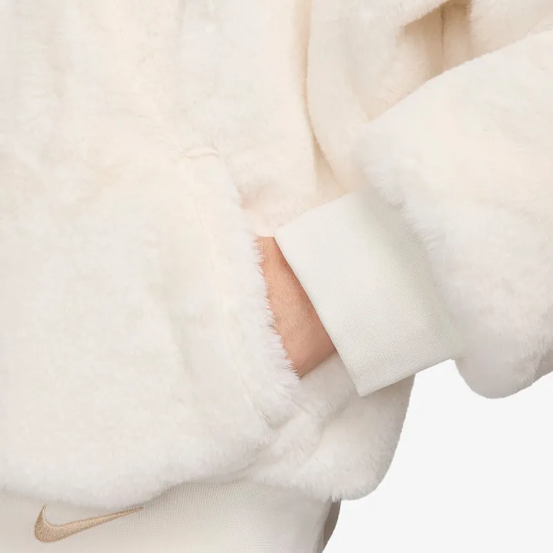 Nike Jakna W NSW FAUX FUR BOMBEER 