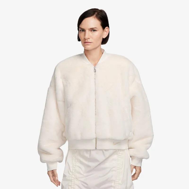 Nike Jakna W NSW FAUX FUR BOMBEER 