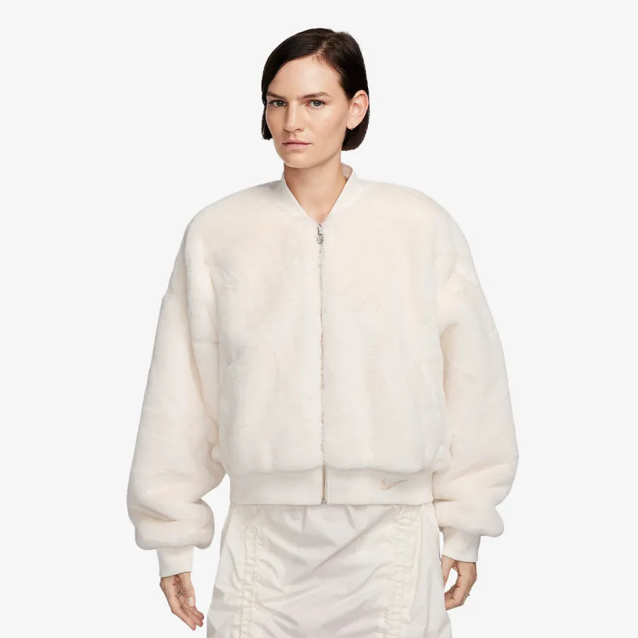 Nike Jakna W NSW FAUX FUR BOMBEER 