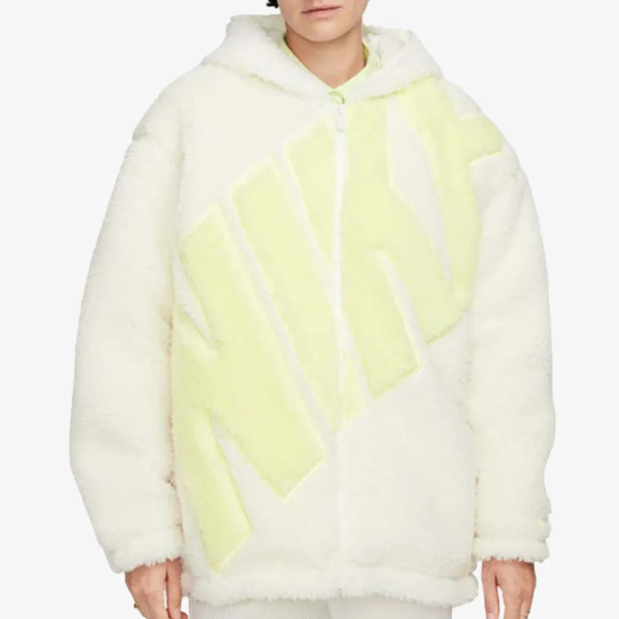 Nike Jakna W NSW LOGO  SHERPA JKT 