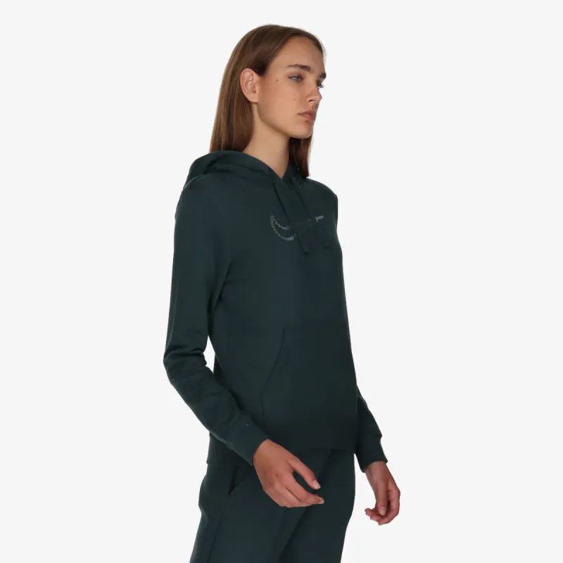 Nike Dukserica W NSW PE CLB FLC SHINE OS PO 