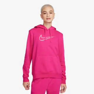 Nike Dukserica W NSW PE CLB FLC SHINE OS PO 