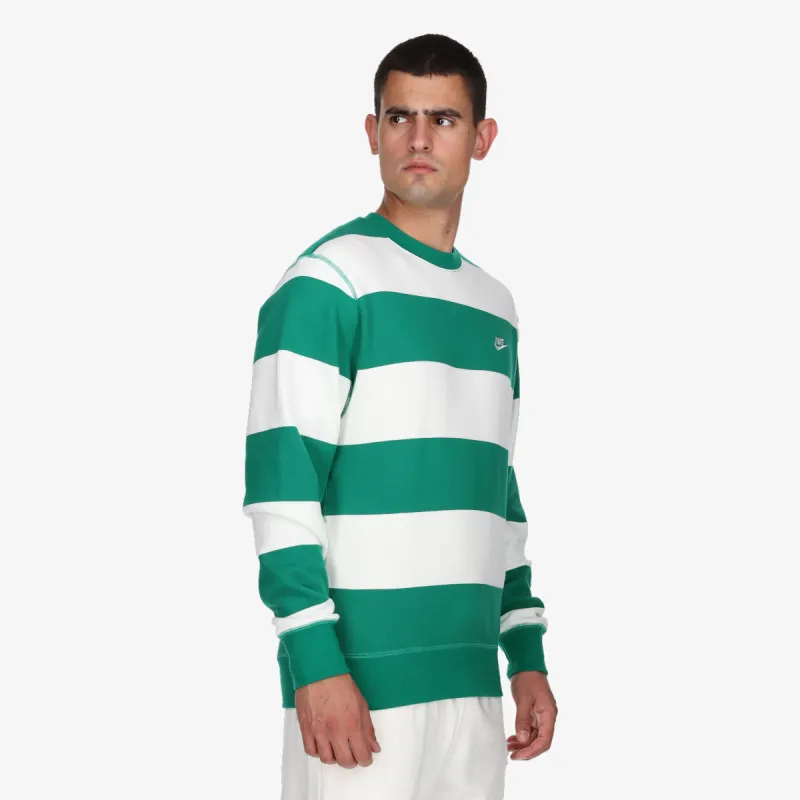Nike Majica dugih rukava M NK CLUB STRIPE HVY FT CREW 