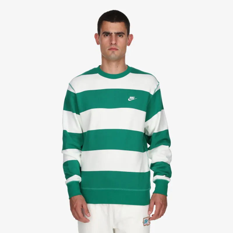 Nike Majica dugih rukava M NK CLUB STRIPE HVY FT CREW 