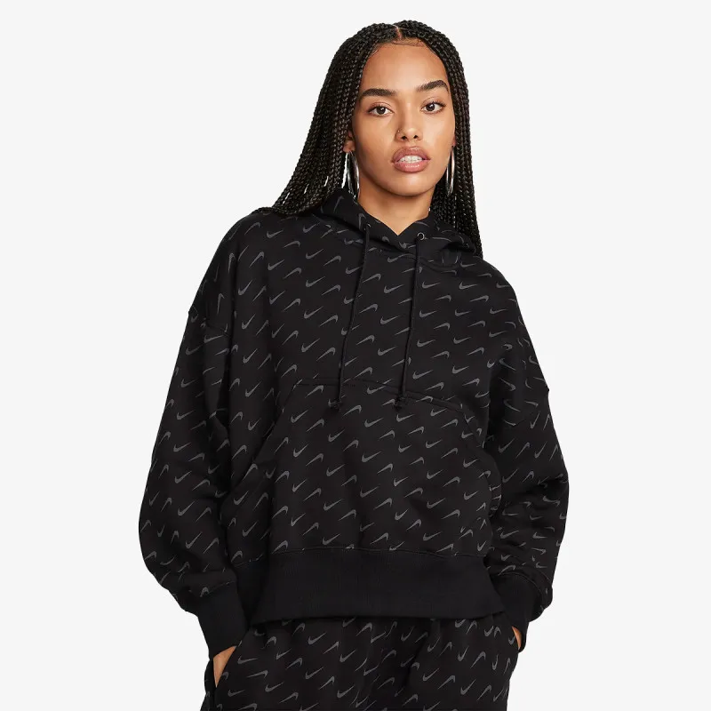 Nike Dukserica W NSW PHNX FLC OOS AOP HDY 