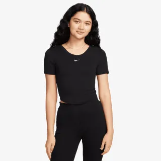 Nike Majica W NSW NK CHLL KNT MRIB SS TOP 