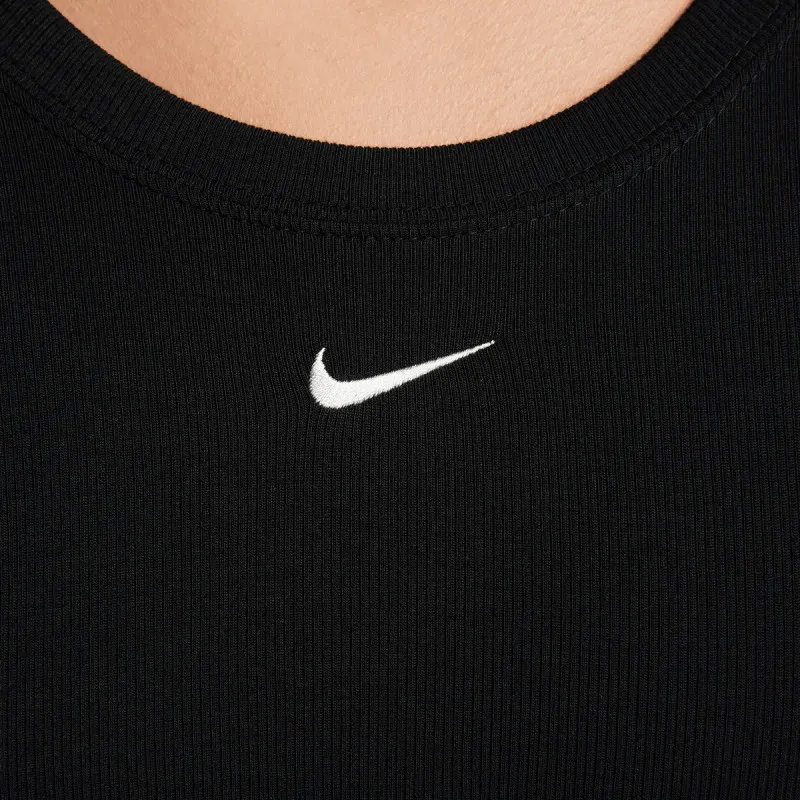 Nike Majica W NSW NK CHLL KNT MRIB SS TOP 