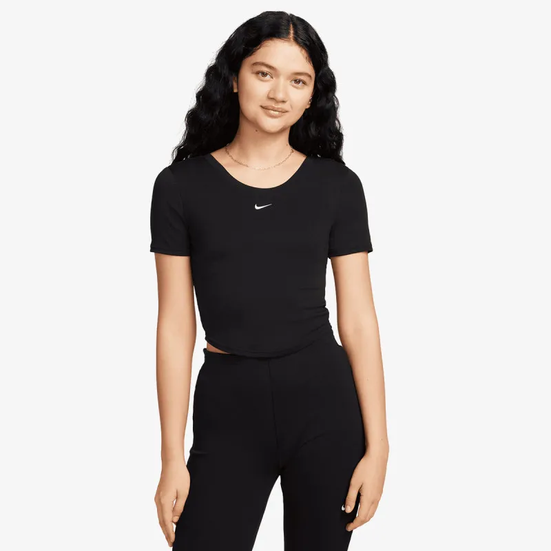 Nike Majica W NSW NK CHLL KNT MRIB SS TOP 