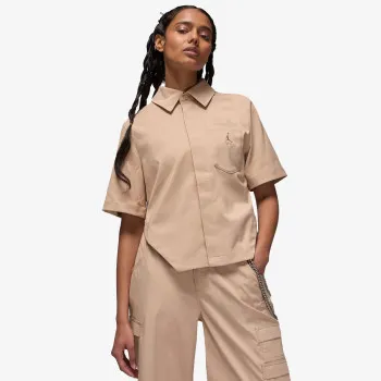 Nike Majica W J CRP SS WVN TOP 