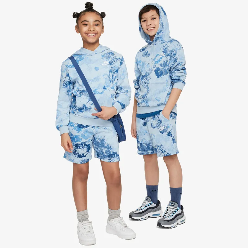 Nike Šorc K NSW CLUB FT SHORT WASH AOP 