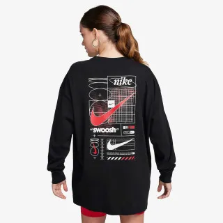 Nike Majica dugih rukava W NSW LS TEE BF PRINT SW 