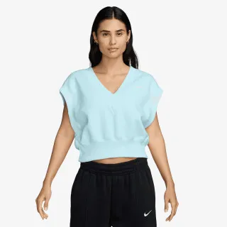 Nike Majica bez rukava W NSW PHNX FLC SLVLS VNECK CRP 