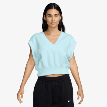 Nike Majica bez rukava W NSW PHNX FLC SLVLS VNECK CRP 