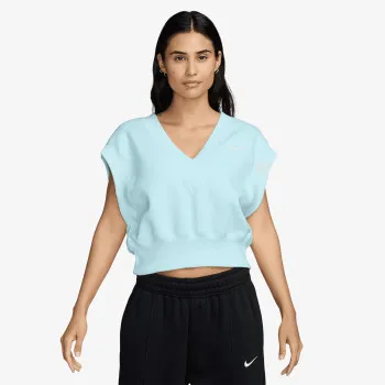 Nike Majica bez rukava W NSW PHNX FLC SLVLS VNECK CRP 