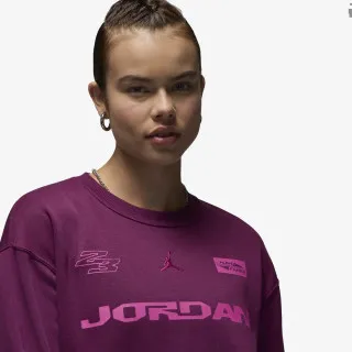 Nike Majica dugih rukava W J BRKLN FLC CREW GFX 24 