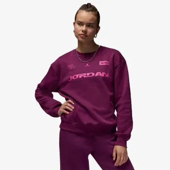 Nike Majica dugih rukava W J BRKLN FLC CREW GFX 24 