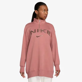 Nike Majica dugih rukava W NSW PHNX FLC OOS LOGO QZ TOP 