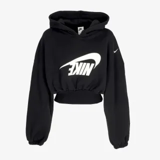 Nike Dukserica W NSW OS FLC CROP PO HDY DANCE 