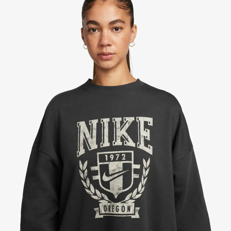 Nike Dukserica W NSW FLC OS CREW VRSTY 