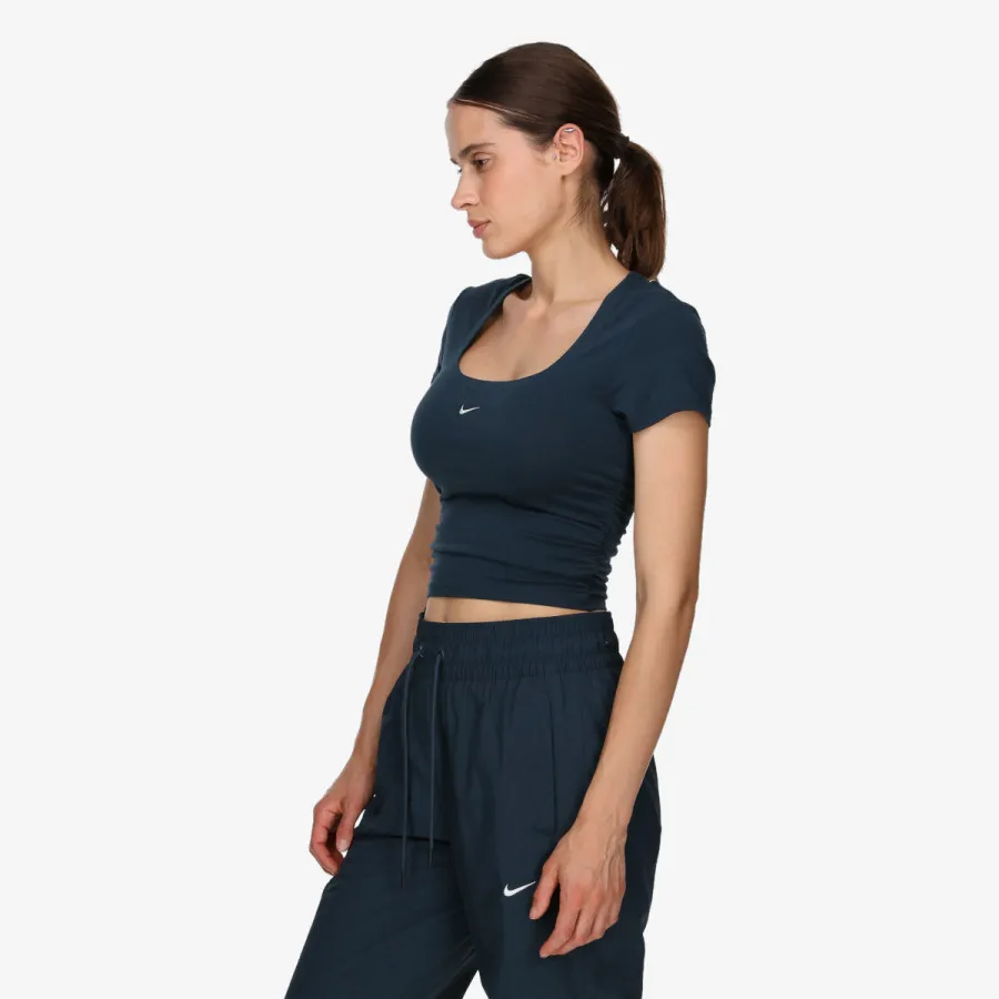 Nike Majica W NSW NK CHLL SS SQR NCK TOP 
