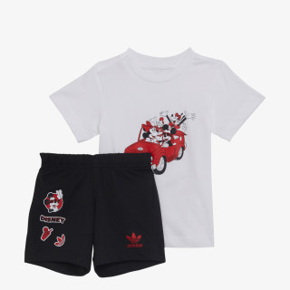 adidas Šorc i majica Disney Mickey and Friends Shorts-and-Tee Set 