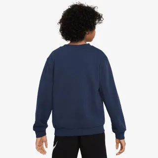 Nike Majica dugih rukava K NSW CLUB FT CREW LBR MC 