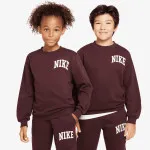 Nike Majica dugih rukava K NSW CLUB FT CREW LBR MC 