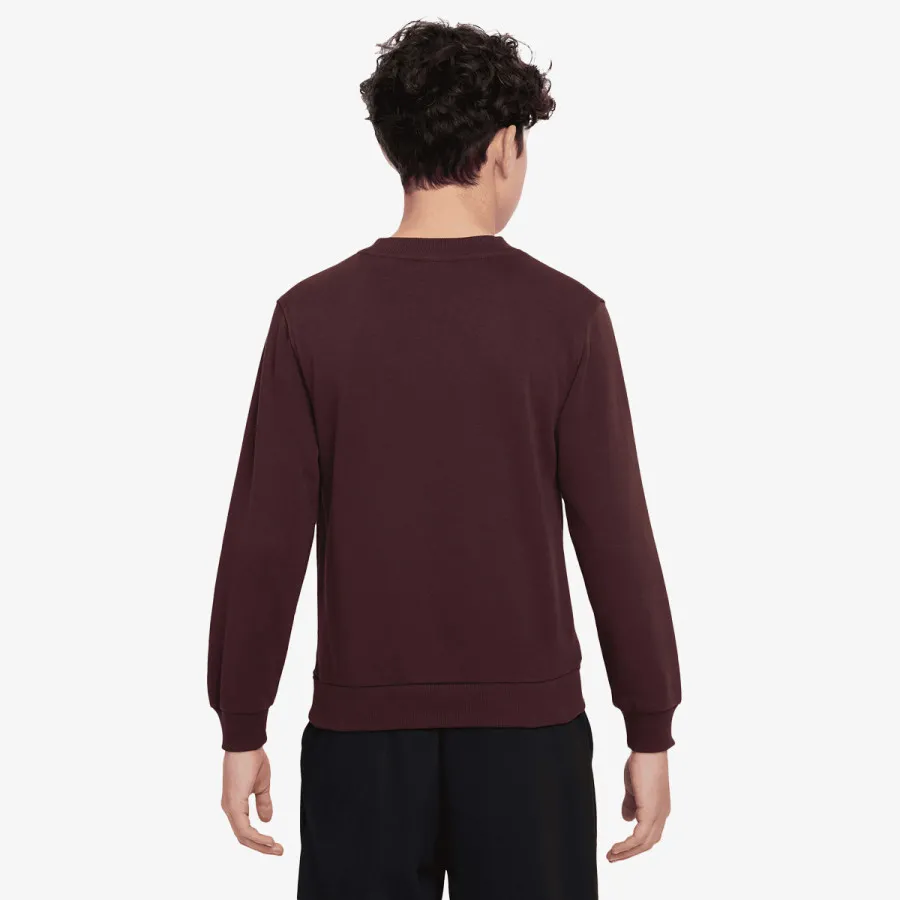 Nike Majica dugih rukava K NSW CLUB FT CREW LBR MC 