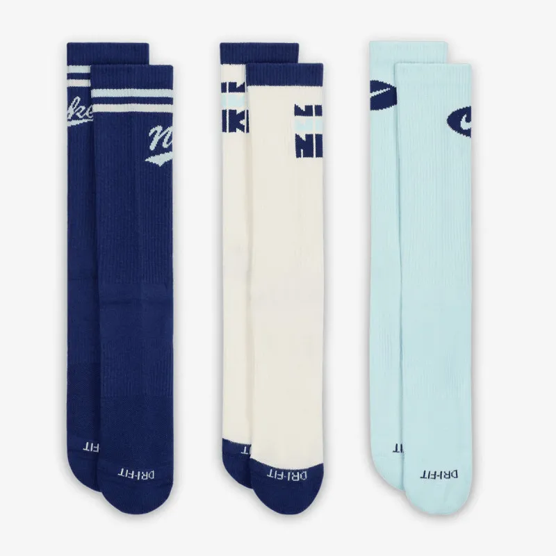 Nike Čarape U NK ED PLS CRW 3PR LFESTL 144 