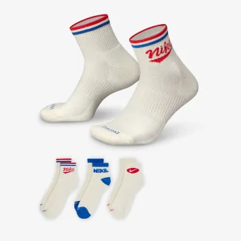 Nike Čarape U NK ED PLS ANKL 3P LFESTL 144 
