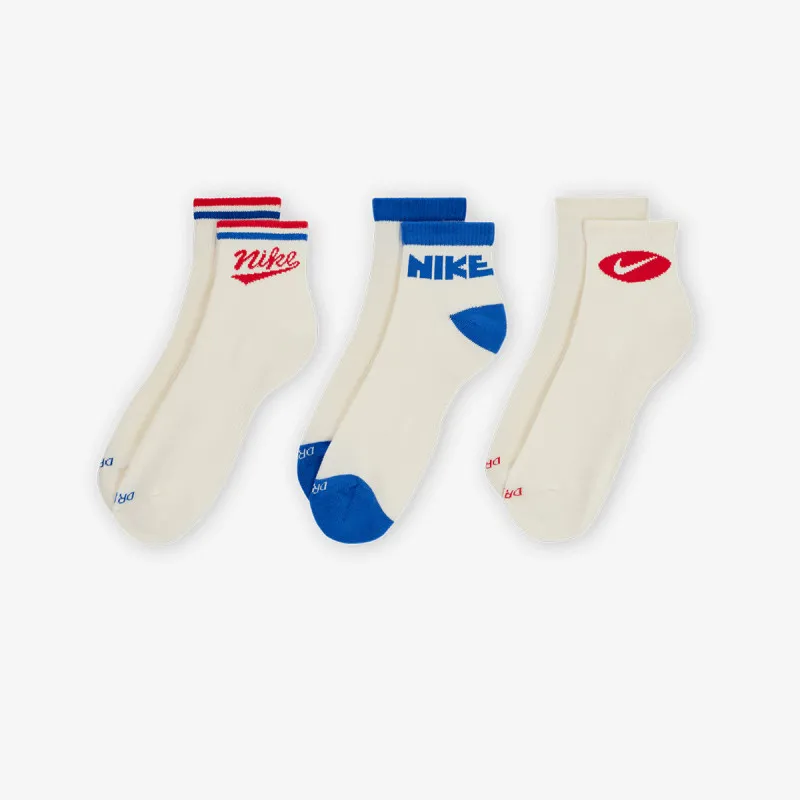 Nike Čarape U NK ED PLS ANKL 3P LFESTL 144 