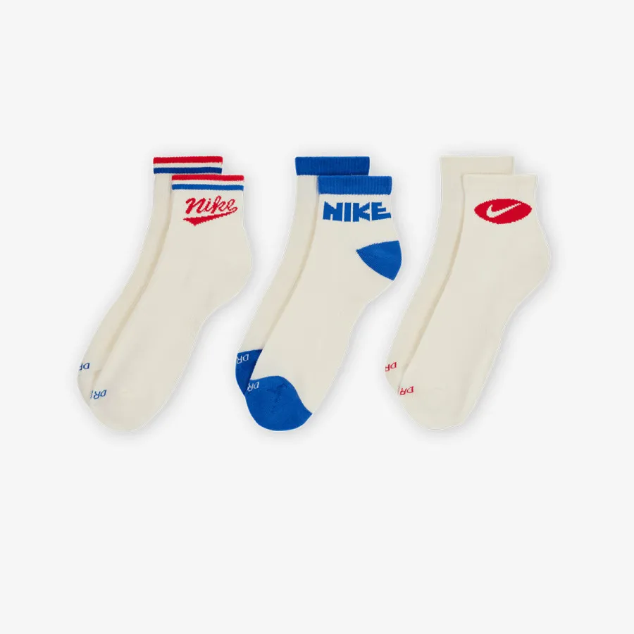 Nike Čarape U NK ED PLS ANKL 3P LFESTL 144 