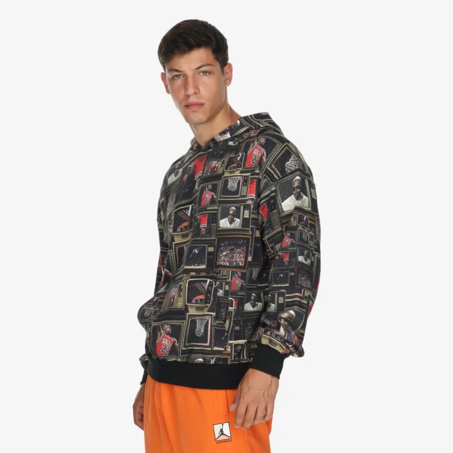 Nike Dukserica M J BRK AOP FLC PO LB 