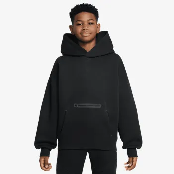 Nike Dukserica B NSW TCH FLC OVRS PO HDY-PD 