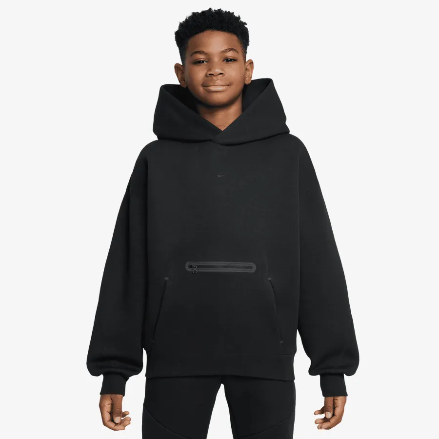 Nike Dukserica B NSW TCH FLC OVRS PO HDY-PD 