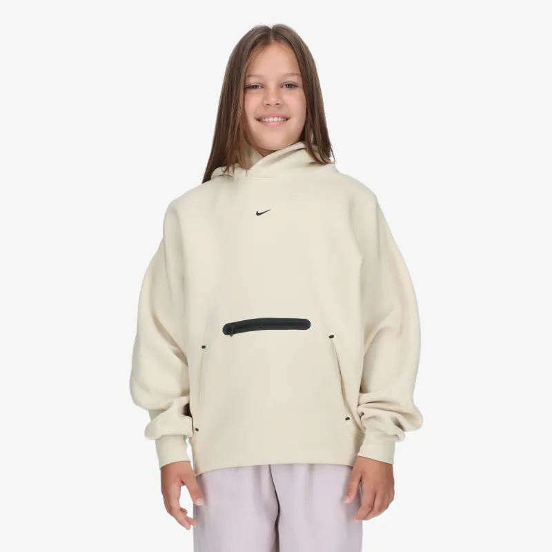 Nike Dukserica B NSW TCH FLC OVRS PO HDY-PD 