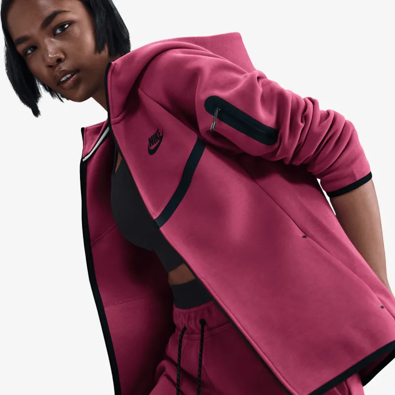 Nike Dukserica W NSW TCH FLC WR FZ HDY 2 
