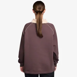 Nike Dukserica W NSW PHNX FLC OS GX POLO TOP 