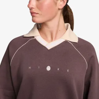 Nike Dukserica W NSW PHNX FLC OS GX POLO TOP 