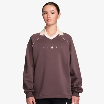 Nike Dukserica W NSW PHNX FLC OS GX POLO TOP 