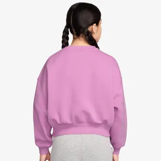 Nike Majica dugih rukava G NSW CLUB FLC BXY CREW GFX 