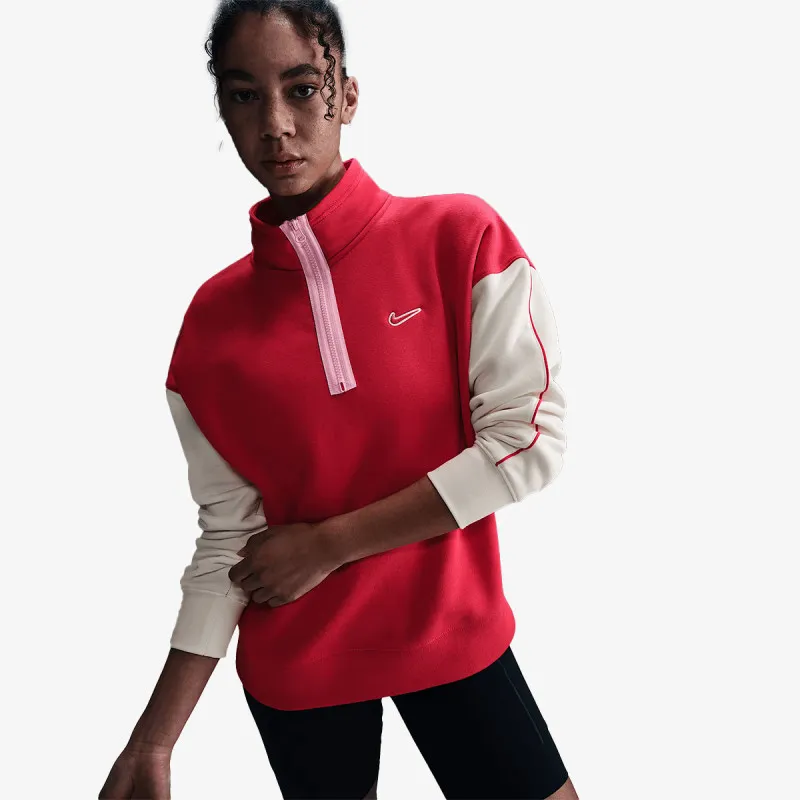 Nike Dukserica W NSW FLC QZ TRND 