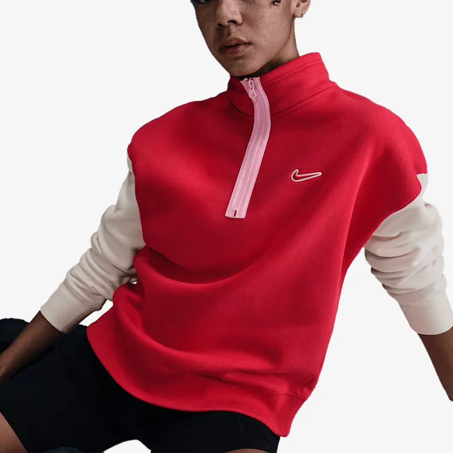 Nike Dukserica W NSW FLC QZ TRND 