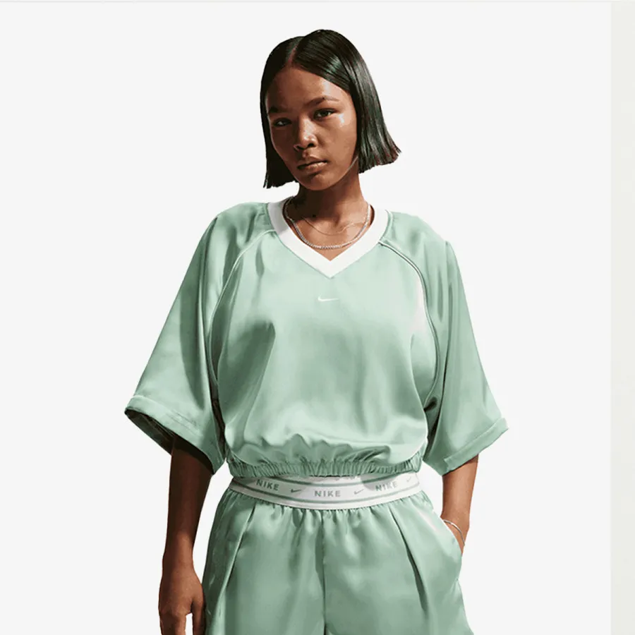 Nike Dres W NSW OFFLN WVN STN SS TOP 