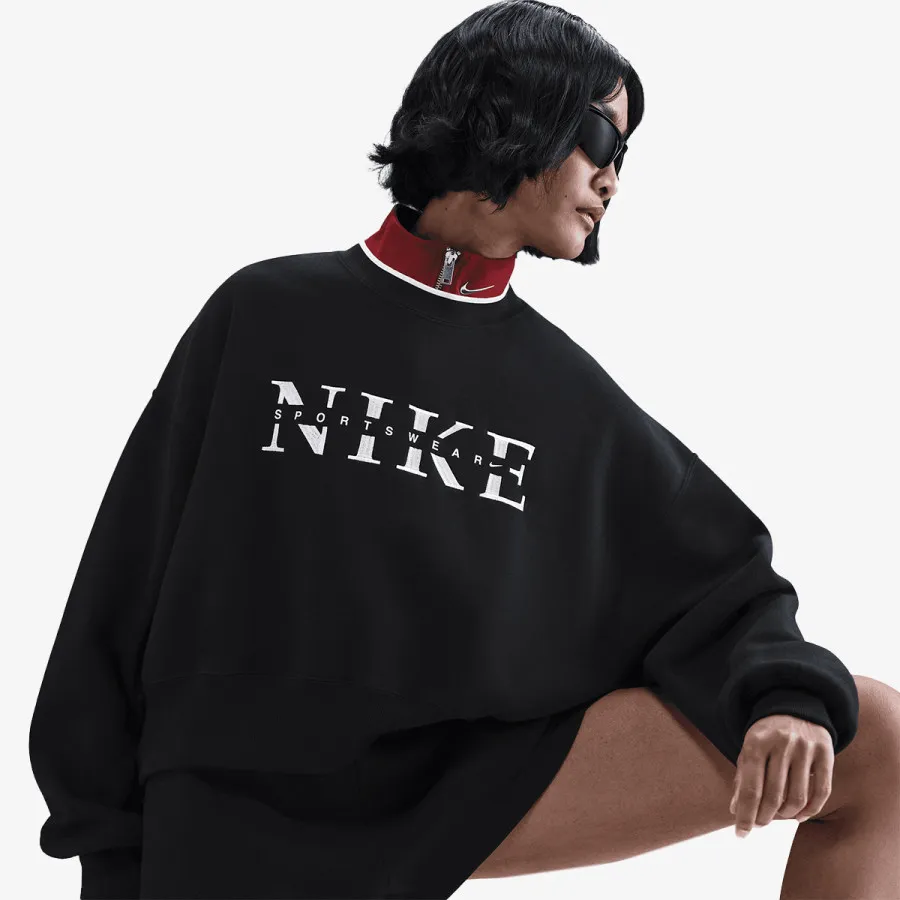 Nike Dukserica W NSW PHNX FLC CREW GLS 